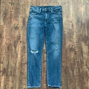 Citizens of Humanity High rise rocket crop sz 28